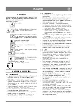 Предварительный просмотр 61 страницы GGP Sweden AN 622 Instructions For Use Manual