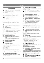 Предварительный просмотр 72 страницы GGP Sweden AN 622 Instructions For Use Manual