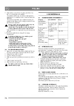 Предварительный просмотр 74 страницы GGP Sweden AN 622 Instructions For Use Manual