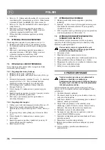 Предварительный просмотр 76 страницы GGP Sweden AN 622 Instructions For Use Manual