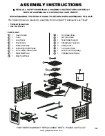 Preview for 15 page of Gharmglow RECTANGULAR GAS FIREPIT Owner'S Manual