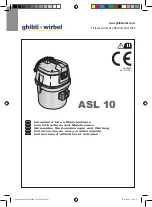 Предварительный просмотр 1 страницы Ghibli & Wirbel 17071610002 Use Instructions And Maintenance Spare Parts