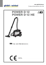 Ghibli & Wirbel POWER  D 12.1 Use And Maintenance preview