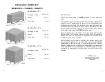 Предварительный просмотр 3 страницы Ghibli Junior 38 E Operation And Maintenance Manual