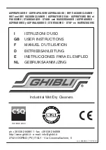 Предварительный просмотр 1 страницы Ghibli M26 User Instructions