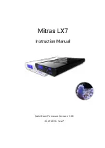 Предварительный просмотр 1 страницы GHL Mitras LX 7206 Instruction Manual