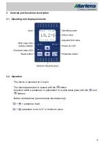 Предварительный просмотр 9 страницы GHM-Martens STL50 Operating Manual