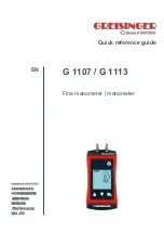 GHM 478468 Quick Reference Manual предпросмотр