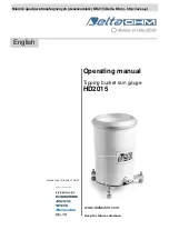 Предварительный просмотр 1 страницы GHM Delta OHM HD215 Operating Manual