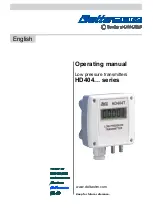 GHM Delta OHM HD404 Series Operating Manual preview