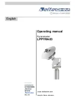 GHM Delta OHM LPPYRA03 Operating Manual предпросмотр