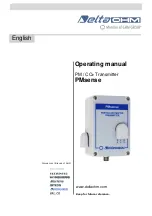 Предварительный просмотр 1 страницы GHM Delta OHM PMBsense-A Operating Manual