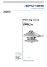 GHM DeltaOHM LPPYRA11 Operating Manual предпросмотр