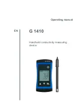 Предварительный просмотр 1 страницы GHM G 1410 Operating Manual