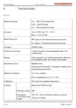 Preview for 18 page of GHM GREISINGER G 1000 Series Quick Reference Manual