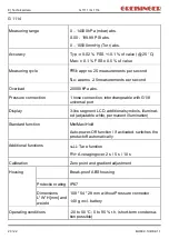 Preview for 20 page of GHM GREISINGER G 1000 Series Quick Reference Manual