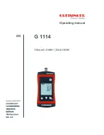 Предварительный просмотр 1 страницы GHM GREISINGER G 1114 Operating Manual