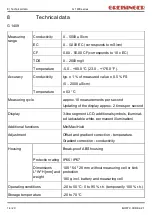 Preview for 14 page of GHM GREISINGER G 1400 Series Quick Reference Manual