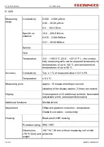 Preview for 18 page of GHM GREISINGER G 1400 Series Quick Reference Manual