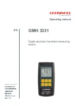 GHM GREISINGER GFTH 200 Kal Operating Manual предпросмотр