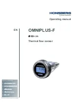 GHM HONSBERG OMNIPLUS-F Series Operating Manual предпросмотр