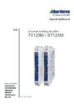 Предварительный просмотр 1 страницы GHM Martens ST125M Operating Manual