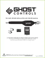 Ghost Controls TSS1 Installation And Owner'S Manual preview