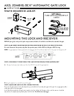 Ghost Controls ZOMBIELOCK AXZL Instructions preview