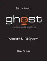 Предварительный просмотр 1 страницы Ghost Acoustic/MIDI system User Manual