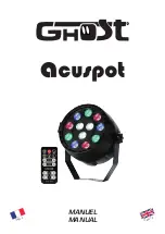 Предварительный просмотр 1 страницы Ghost Acuspot Manual