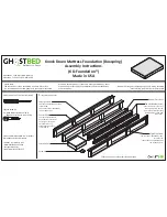 Preview for 1 page of GhostBed Foundation TWIN XL Assembly Instructions