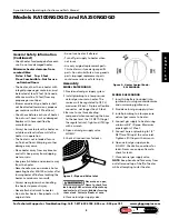 Preview for 3 page of GHP Group Dyna-Glo Delux RA100NGDGD Operating Instructions & Parts Manual