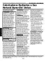 Preview for 15 page of GHP Group Dyna-Glo Delux RA100NGDGD Operating Instructions & Parts Manual