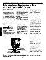 Preview for 17 page of GHP Group Dyna-Glo Delux RA100NGDGD Operating Instructions & Parts Manual