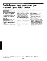 Preview for 32 page of GHP Group Dyna-Glo Delux RA100NGDGD Operating Instructions & Parts Manual