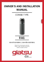 Предварительный просмотр 1 страницы GIA GIA-AT-O-200VA1 Owners And Installation Manual