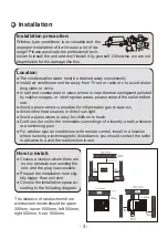 Предварительный просмотр 5 страницы GIA GIA-W-09W1 Owner'S Manual