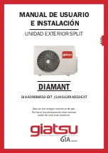 GIA GIATSU DIAMANT GIA-S09DIAR32-EXT Owners And Installation Manual preview