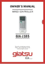 GIA Giatsu GIA-J105 Owner'S Manual preview