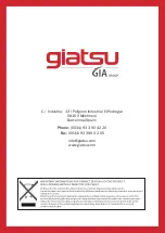 Предварительный просмотр 8 страницы GIA Giatsu SA1 Installation Manual