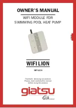 Предварительный просмотр 19 страницы GIA Giatsu WIFI LION Owner'S Manual