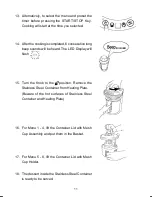 Preview for 12 page of Giabo Dessert Master SM15 Instruction Manual