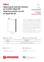 Preview for 1 page of Giacomini GE551Y194 Quick Start Manual