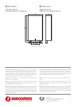 Preview for 3 page of Giacomini GE551Y194 Quick Start Manual