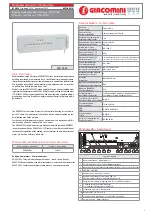 Giacomini PM100W Installation Manual preview