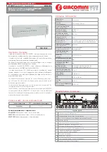 Giacomini PM100W Manual preview