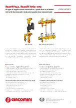 Preview for 1 page of Giacomini R553FKY062 Instructions Manual