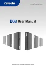 Giada D68 Series User Manual предпросмотр