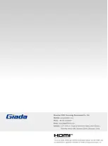 Предварительный просмотр 39 страницы Giada G468 User Manual