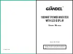 Giandel PM-1100HB User Manual preview